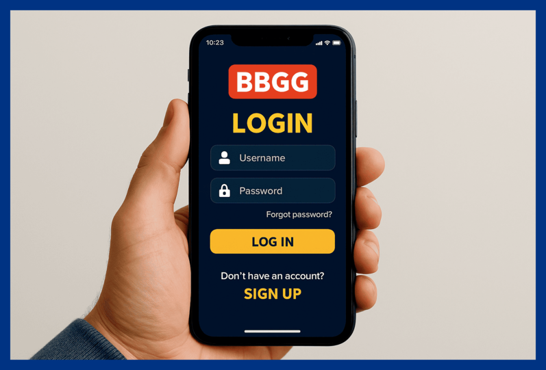 Não Perca tempo, o rRgistro na site BBGG